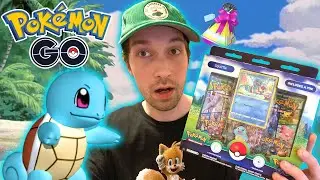 Opening a Pok&eacute;mon Go Squirtle Pin Collection Box 💧