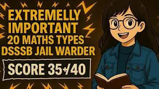 DSSSB 20 MOST IMPORTANT Question Formats for Jail Warder | Real Exam-Based Questions📖🔥 #jailwarder