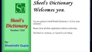 How to install free Sheels Hindi to English Dictionary by Sheelnidhi Gupta