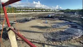 How to welded 1.0mm geomembrane for aquaculture fish farm pond liner