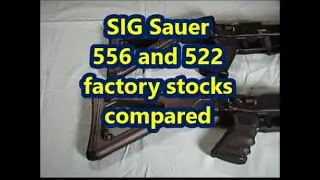 SIG 556 or 522 factory side folding rifle stocks compared