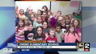 Good morning from Orems Elementary School in Baltimore County