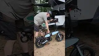 Складной электровелосипед для кемпинга и путешествий #electricbike #ebike #camping #rv