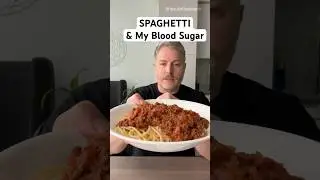 Spaghetti and meat sauce, and my blood sugar.  #glucose #bloodsugar #insulinresistant1 #spaghetti