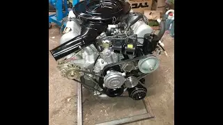 Remont silnika M117.982, R107 450SL + konwersja do EFI.