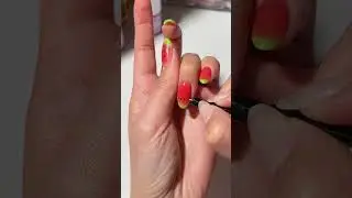 DIY Watermelon Nails using our Nail Art Liners 💅🍉 Shades: Hard To Get and Luminesce. #glamrdip