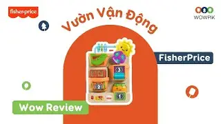 REVIEW | Vườn vận động | Fisher-Price Laugh & Learn Peek & Play Busy Garden Baby Toy