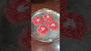 upvas mein khane ke liye banae swadisht sabudana papad # steam karke # colour ke liye beetroot powde