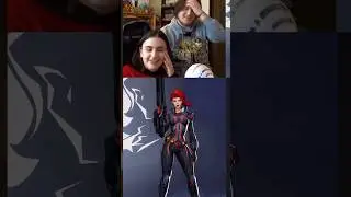 My Girlfriend REACTS to Marvel Rivals Female Skins #marvel #marvelrivals #girlfriend