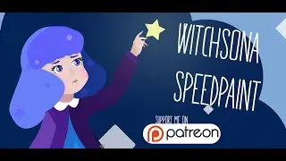 {Witchsona week Speedpaint} Witchsona OC