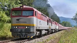 Vlaky Slovensko - 5 Bardotiek na Pn 57125 s uhl&iacute;m do Hrabovca