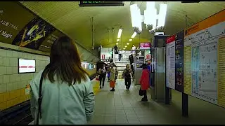 Osaka Metro Midousuji LIne Yodoyabashi Station in Osalka,Japan