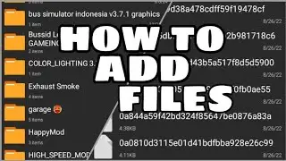 HOW TO ADD FILES IN BUS SIMULATOR INDONESIA