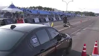 BMW F90 M5 400m drag race