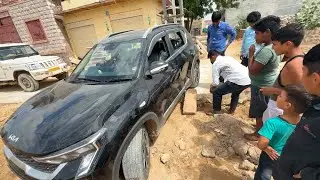 Ye kya ho gaya car fas gai 😲 !! Kapsa vlog 24