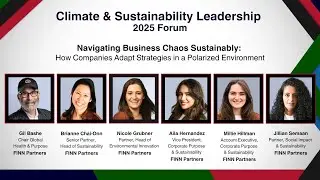 Navigating Business Chaos Sustainably | Climate Leadership Strategies at FINN Partners