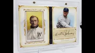 Walter Johnson Custom Booklet with T206 and Cut Signature!