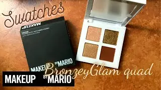 Makeup by Mario Bronzey Glam quad swatches