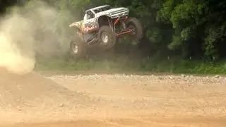 MEGA TRUCK RACING AT MID AMERICA OUTDOORS