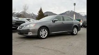 Lexus ES350 2012 года выпуска в цвете Nebula Grey в автосалоне Tyacke Motors. Обзор автомобиля.