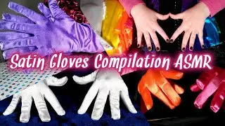 70 Minutes of SATIN GLOVES ASMR 🧤 Hand Movements & Soft Speaking 🤫 Compilation