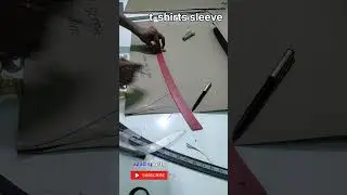 SLEEVE T-SHIRT👕 PATTERN || T-shirt ka farma kese banaye #tshirt #garments