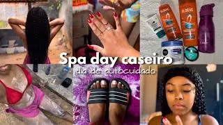 DIA DE AUTOCUIDADOS🧖🏽&zwj;♀️💅🏽-spa day     caseiro | marquinha, banho de lua,unhas.