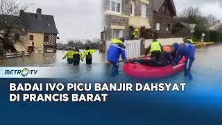 Badai Ivo Capai 5,3 Meter di Prancis Barat, Ribuan Warga Dievakuasi