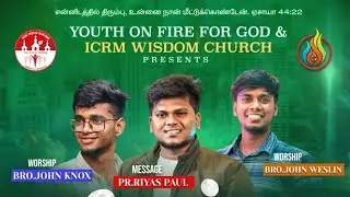 ICRM WISDOM CHURCH is live Sunday Service 11. Jan .2026