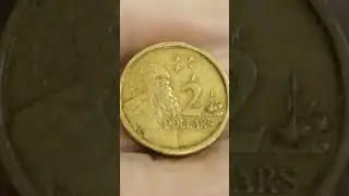 RARE 2 DOLLARS AUSTRALIA 1988 DOUBLE HH COIN  COLLECTIBLE