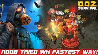 When NOOB Try Warehouse Fastest Way ?!? 😂😂 | DOZ Survival Halloween Update