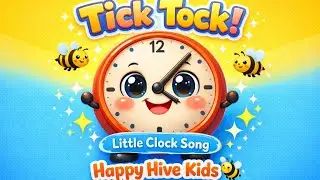 Tick Tock Clock Song ⏰ for Kids & Toddlers