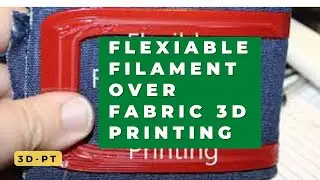 3D-печать гибкой нитью на ткани