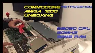 Распаковка Commodore Amiga 1200 68030 50 МГц 32 МБ ОЗУ CF-карта Indivision AGA MK2cr