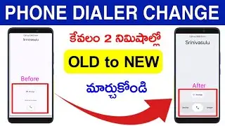 Google phone dialer app new update | phone dialer change problem 2025 | phone dialer change telugu
