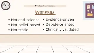 Ayurveda- Evidence Based Science 