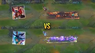 Arcana Aurora vs Battle Bunny Aurora - Skin Comparison - League of Legends