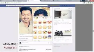 How to post stickers as comment in facebook