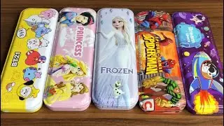Biggest Collection of 90s pencil cases with very cute stationery