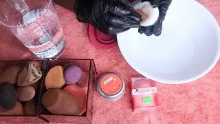 ARGON OIL SPONGE SOAP ASMR CLEANING MAKEUP SPONGES
