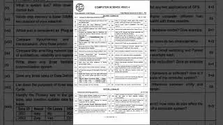 Fbise 11th Class (HSSC-I) Computer Science Past Paper (Subjectives) 2024