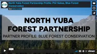 North Yuba Forest Partnership (NYFP) Blue Forest partner profile