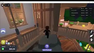 Playing a tree house game on Roblox