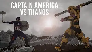 Captain America vs Thanos (Avengers: Endgame) - Minecraft Timelapse