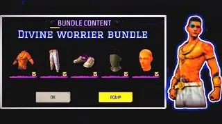 Unboxing divine worrier bundle in ff #freefirebundle #freefire #totalgaming#freefireshorts#ffbundles