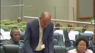 Prof. Samatar against UAE in Pan African Parliament.