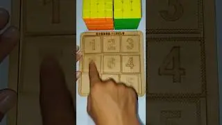 Sliding number puzzle solve