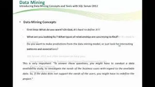 Data Mining with SQL Server 2012 (Part I)
