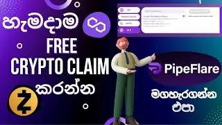 PipeFlare daily free crypto claim with withdraw proof- Ceylon Crypto Chat