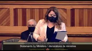 Minister Tammy Scott Wallace Gives Statement on Creating a More Family Friendly Legislature